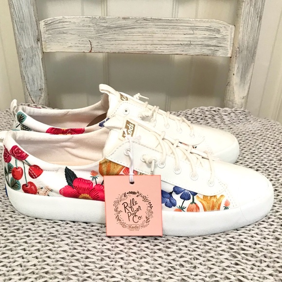 NWT Keds X Rifle Paper Co Kickback Blossom Sneakers - Picture 6 of 16